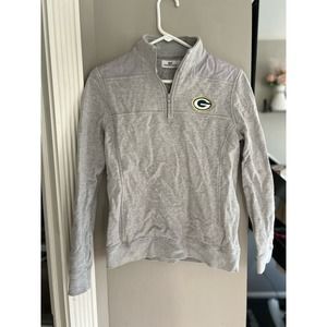 Vineyard Vines XS Half Zip Greenbay NFL